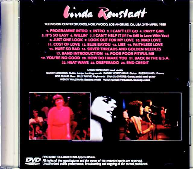 Linda Ronstadt Linda Ronstadt/CA,USA 1980 Remastered Jewel Version