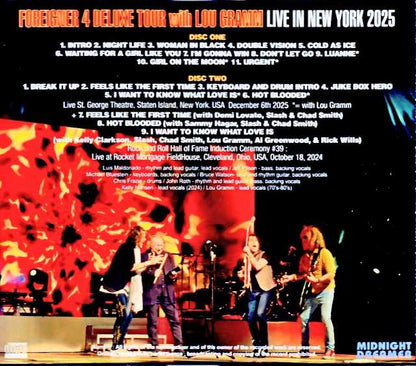 Foreigner / NY,USA 2025 Complete & more