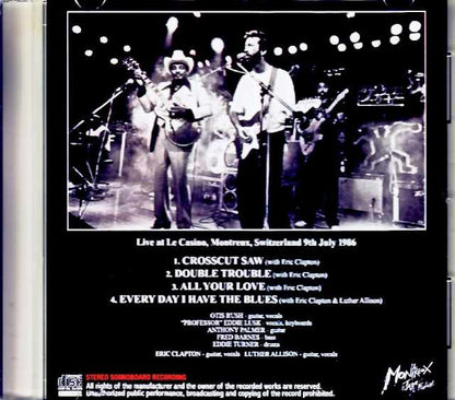 Otis Rush Eric Clapton/Switzerland 1986
