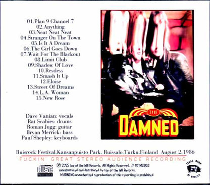 Damned/Finland 08.02.1986