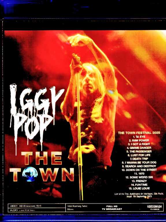 Iggy Pop/Brazil 2025 Complete Broadcast Edition Blu-Ray Version
