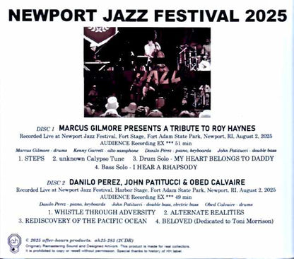 Marcus Gilmore Danilo Perez,John Patitucci,Obed Calvaire Marcus Gilmore/RI,USA 2025 Complete