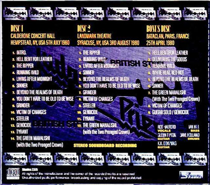 Judas Priest / NY, USA 1980 2 Days & more Complete Soundboard Edition
