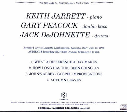 Keith Jarrett Trio Keith Jarrett/Italy 07.10.1996