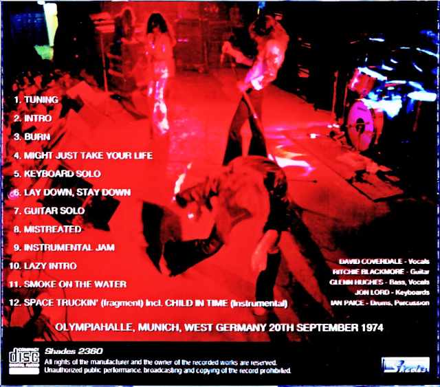 Deep Purple Deep Purple/West Germany 09.20.1974 Upgrade