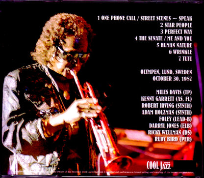 Miles Davis, Kenny Garrett Miles Davis/Sweden 1987