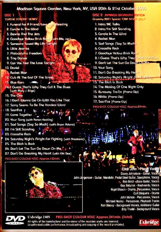 Elton John Elton John/NY,USA 2000 Complete & more