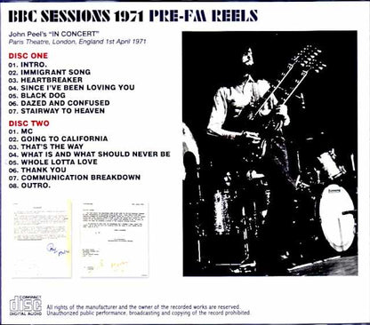 Led Zeppelin/London,UK 04.01.1971 Complete Pre-FM Reels Edition