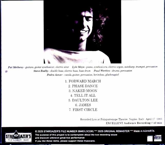 Pat Metheny Group Lyle Mays Pat Metheny Lyle Mays/Italy 1985