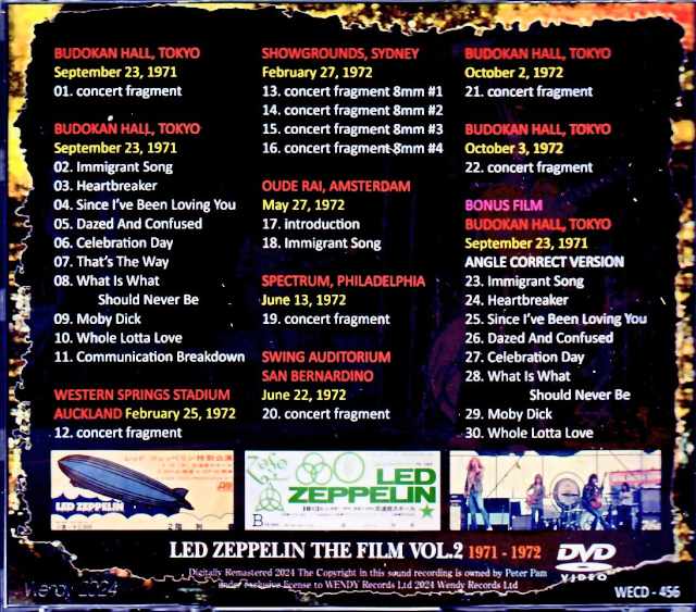Led Zeppelin / The Film 1971-1972