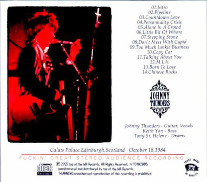 Johnny Thunders/Scotland,UK 10.18.1984