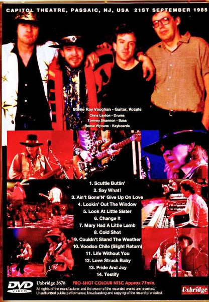 Stevie Ray Vaughan and Double Trouble Stevie Ray Vaughan/NJ,USA 1985 Multi-Cam Edition