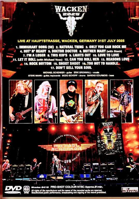 Michael Schenker Michael Schenker/Germany 07.31.2025 Multi-Cam Edition Complete