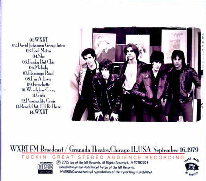 David Johansen/IL,USA 1979 FM Broadcast Edition