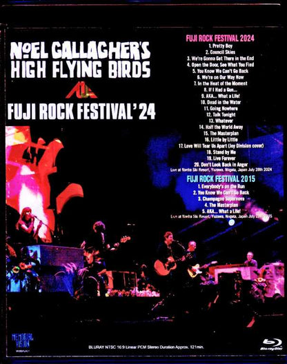 Noel Gallagher's High Flying Birds Noel Gallagher/Niigata,Japan 2024 Complete & more Blu-Ray Version