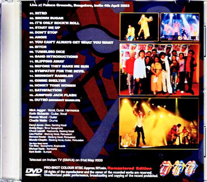 Rolling Stones/India 2003 Broadcast Edition Jewel Version