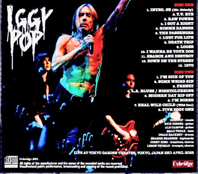 Iggy Pop/Tokyo,Japan 04.02.2025 Complete