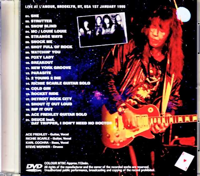 Ace Frehley/NY,USA 1995 Complete Jewel Version