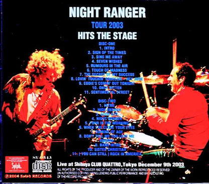 Night Ranger / Tokyo, Japan 12.09.2003 Complete