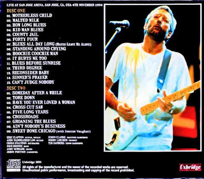 Eric Clapton / CA, USA 11.04.1994 Complete DAT Master Edition