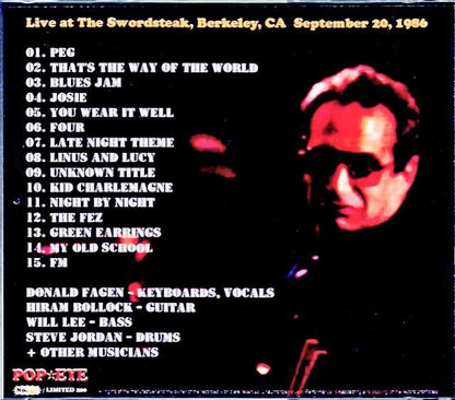 Donald Fagen 24th Street Band Donald Fagen/CA,USA 1986