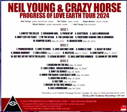 Neil Young and Crazy Horse Neil Young/NJ,USA 2024 2Days