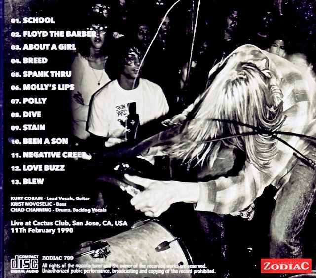 Nirvana/CA,USA 02.11.1990 Soundboard Edition