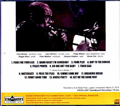 Fred Wesley & the New J.B.'s Fred Wesley/Switzerland 2014