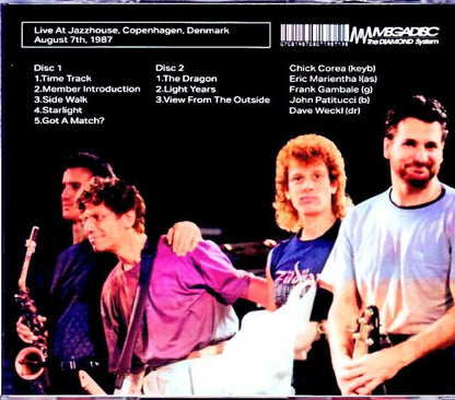 Chick Corea Elektric Band Frank Gambale Chick Corea Frank Gambale/Denmark 1987 Complete