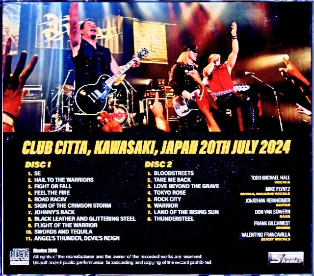 Riot V/Kanagawa,Japan 2024 Complete