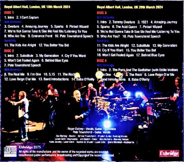 Who,The Who/London,UK 2024 2Days Complete