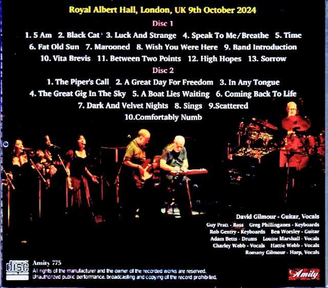 David Gilmour/London,UK 10.9.2024 Complete