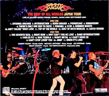 Sammy Hagar Joe Satriani Sammy Hagar Joe Satriani/Osaka,Japan 2024 Complete