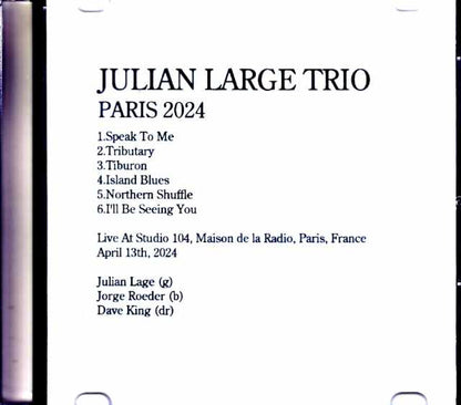 Julian Large Trio Julian Large/France 2024 Soundboard Edition