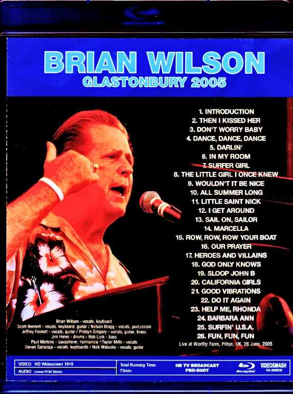 Brian Wilson / England, UK 2005 Broadcast Edition Blu-Ray Version