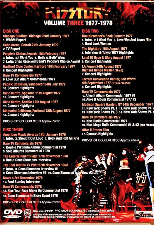 Kiss/Rare History 1977-1978