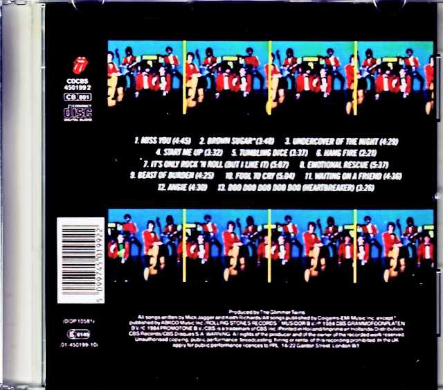 Rolling Stones/Rewind Original UK/Europe CD Edition