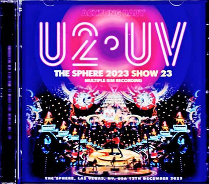U2 U2/NV,USA 12.13.2023 Complete IEM Matrix Edition