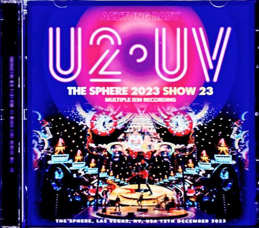 U2 U2/NV,USA 12.13.2023 Complete IEM Matrix Edition