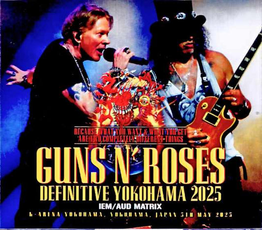 Guns N' Roses Guns N' Roses/Kanagawa,Japan 2025 Complete IEM Matrix Edition