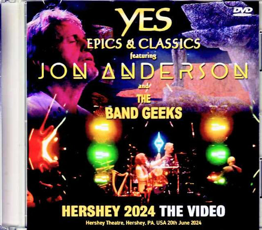 Jon Anderson and the Band Geeks Yes Epics & Classics Jon Anderson Yes/PA,USA 2024 Complete Jewel Version