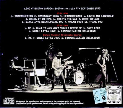 Led Zeppelin/MA,USA 1970 Remastered