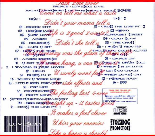 Prince/France 07.10.1988