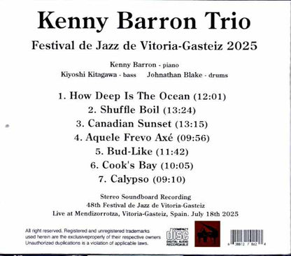 Kenny Barron Trio Kenny Barron/Spain 2025 Complete Soundboard Edition