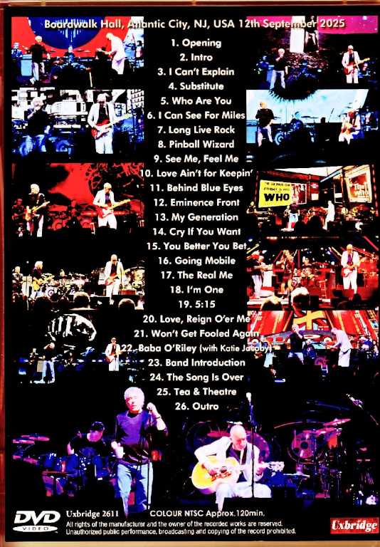 The Who/NJ,USA 09.12.2025 Complete