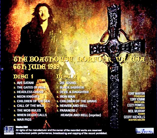 Black Sabbath Cozy Powell Black Sabbath Cozy Powell/VA,USA 06.06.1989