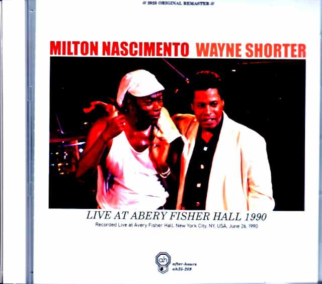 Milton Nascimento Wayne Shorter Milton Nascimento Wayne Shorter/NY,USA 06.26.1990 Complete