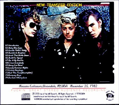 Stray Cats/NY,USA 11.25.1982 Remastered