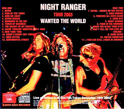 Night Ranger / Tokyo, Japan 12.10.2003 Complete