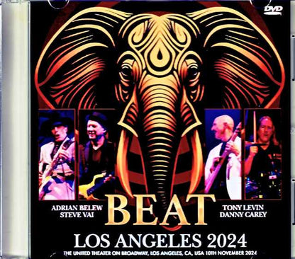 Beat Adrian Belew,Tony Levin,Steve Vai Beat/CA,USA 11.10.2024 Complete Multi-Cam Shot Edition Jewel Version
